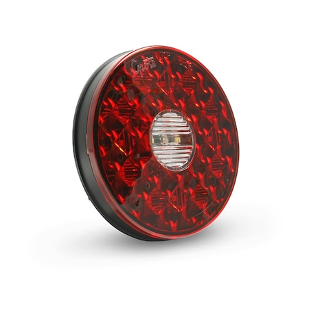 Grote Stt, 4in., Red, Led, W/Integrated 55162
